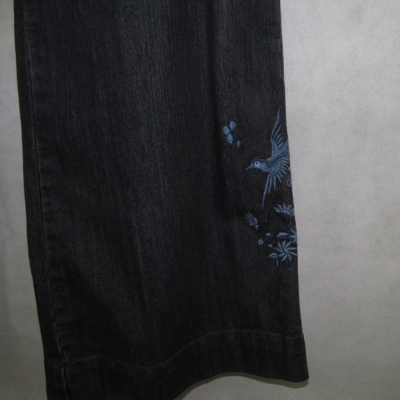 Tapemeasure Jeans Pants Size 12 Stretch Embroidery - Picture 4 of 5